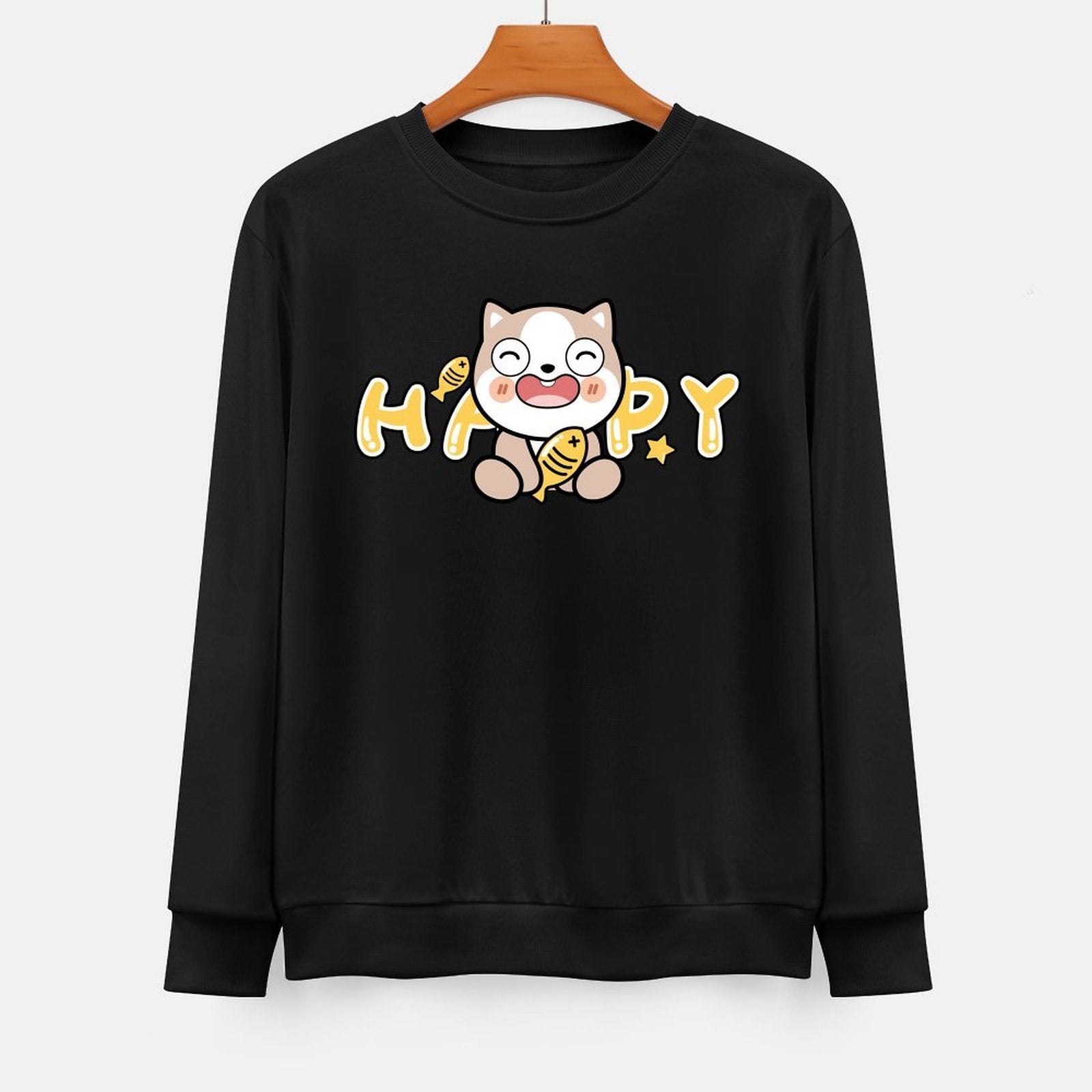 Front Patterned Long Sleeve TopSleek Performance